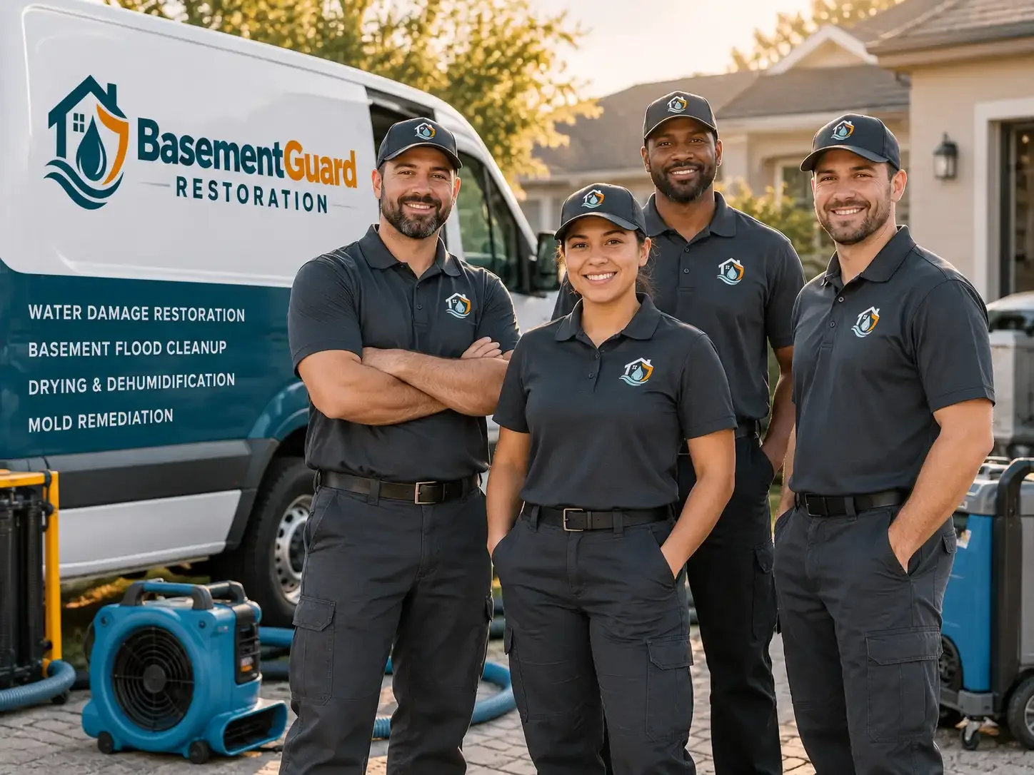 Basement Water Damage Restoration company in Scotts, MI